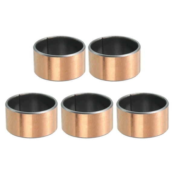 Uxcell 5 Pcs Sleeve Bearing 1-1/4" Bore x 1-13/32" OD x 3/4" Length Plain Bearings Wrapped Oilless Bushings Self-Lubricating Bushings for Sliding Parts of Machinery