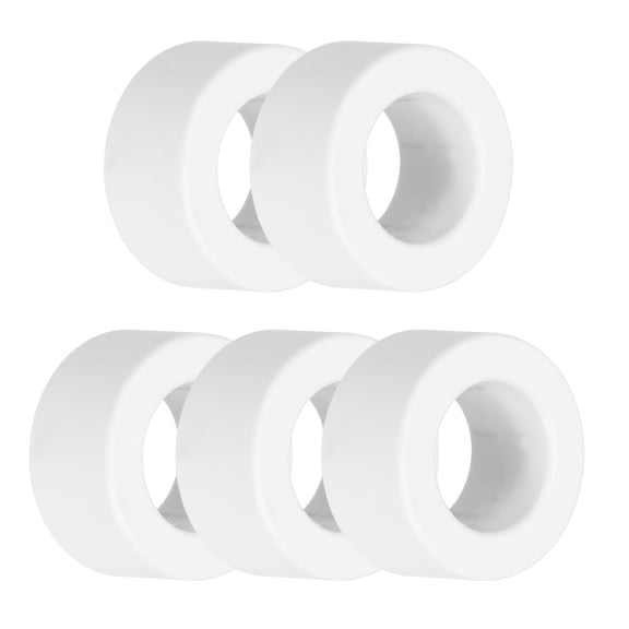 Uxcell 5 Pcs Toroid Ferrite Core RFI EMI Noise Suppression Cable Clip ID 21mm 0.8inch Nanocrystals for Electronic Devices, Industry, White