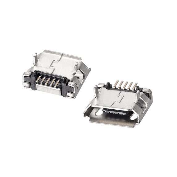 Uxcell 5-Pin DIP 180 Degree Female Mini PCB USB Jack 20 Count