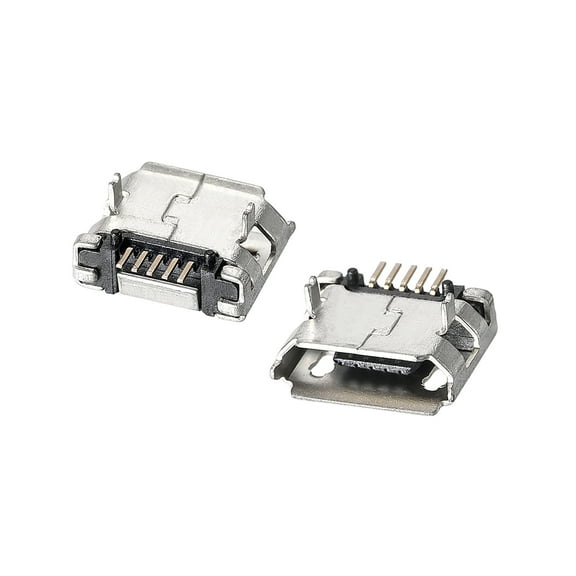 Uxcell 5-Pin DIP 180 Degree Female Mini PCB USB Jack 20 Count