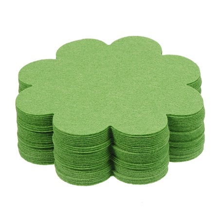 Uxcell 5" Plant Pot Hole Pad Nonwoven Flower Bonsai Bottom Soil Mat, Green 50 Pack