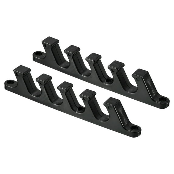 Uxcell 5 Position Chaise Adjustment Bracket Back Support Adjuster, Black 2 Pack