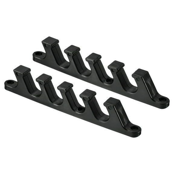 Uxcell 5 Position Chaise Adjustment Bracket Back Support Adjuster, Black 2 Pack