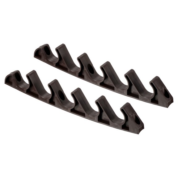 Uxcell 5 Position Chaise Adjustment Bracket Back Support Adjuster, Brown 2 Pack