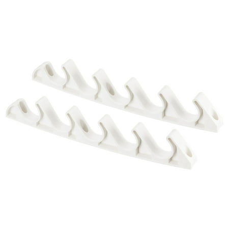 Uxcell 5 Position Chaise Adjustment Bracket Furniture Back Support Adjuster, White 2 Pack