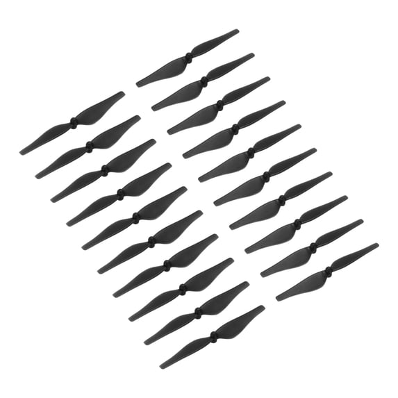Uxcell 5 Set RC Propellers Blade Prop 2 Vane 7.6cm Dia Plastic Black Low-Noise RC Airplane DIY Aircraft Drone