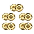 thumbnail image 1 of Uxcell 5 Set Sew-on Snap Buttons 17mm Metal Snap Fastener Buttons, Gold, 1 of 7