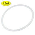 thumbnail image 1 of Uxcell 5" Silicone Rubber Gasket Flange O-Ring for Vacuum Clamp White 2 Count, 1 of 5