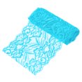 thumbnail image 1 of Uxcell 5-Yard 5.9 Inch Wide Elastic Lace Fabric, Ribbon Stretchy Trim Lake Blue, 1 of 6