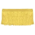 thumbnail image 1 of Uxcell 5 Yards 4 Inch Chainette Fringe Trim Tassel Sewing Trim for Clothes, Gold, 1 of 6