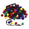 thumbnail image 1 of Uxcell 5 Yards Pom Pom Ball Fringe Trim Ribbon Sewing for DIY Crafts Dark Color Type, 1 of 6