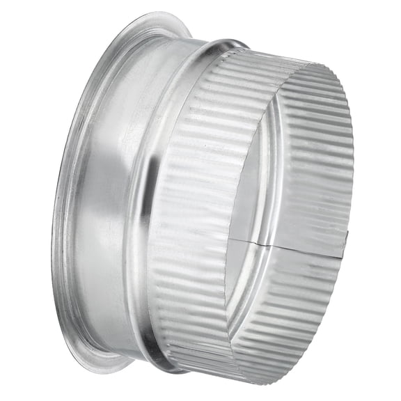 Uxcell 5 inch Duct Collar, 1Pcs Duct Connector Flange Galvanized Iron Tight Vent Air Duct Fitting for Home Office