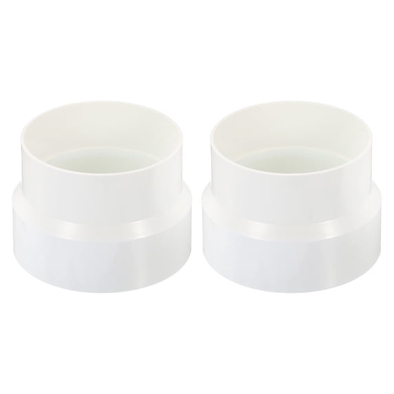 Uxcell 5" to 4" Duct Reducer Ducting Airflow Tube Increaser Adapter Pipe Fitting 2 Pack