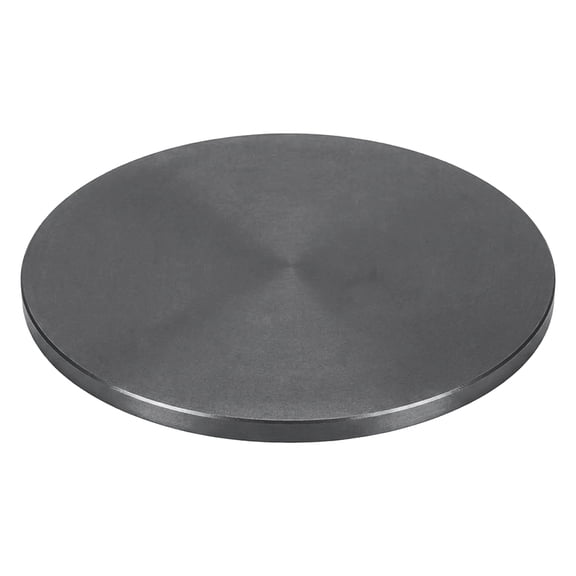 Uxcell 5" x 1/4" (6 mm) Hot Rolled Steel Plate, A36 Circle Weldable Steel Round Sheet Round Metal Base Plate for Structural Support Construction Industrial DIY Projects, Black