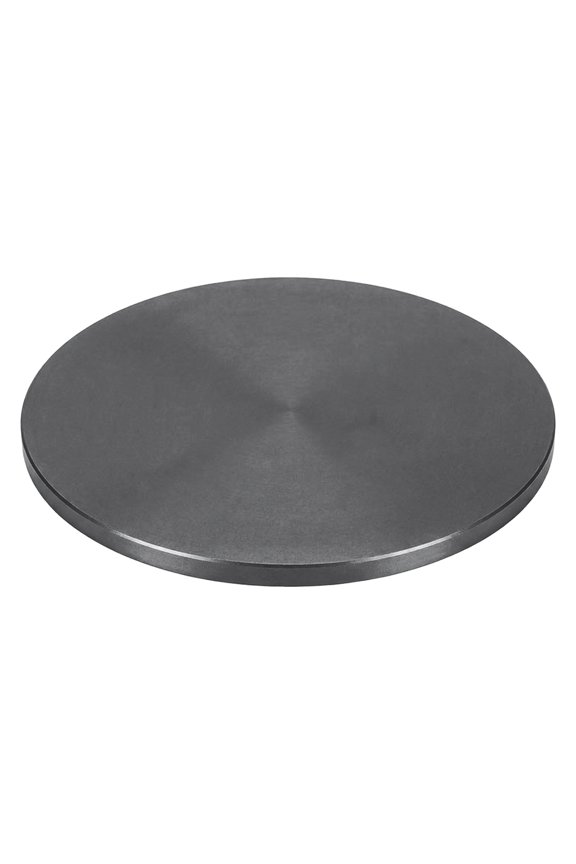 5" x 1/4" (6 mm) Hot Rolled Steel Plate, A36 Circle Weldable Steel Round Sheet Round Metal Base Plate for Structural Support Construction Industrial DIY Projects, Black