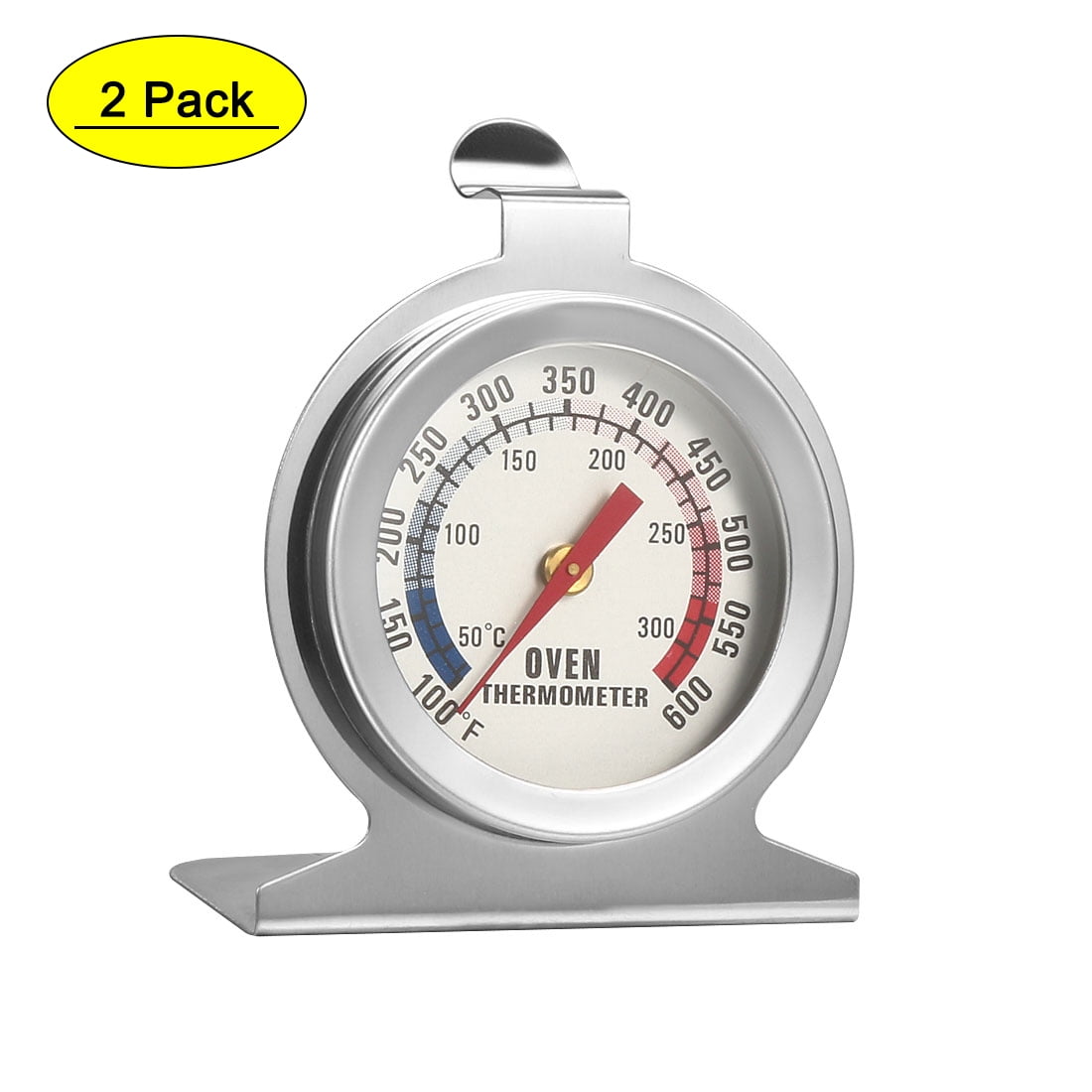 Taylor 6021 Classic 100F to 600F Stainless Grill Thermometer 