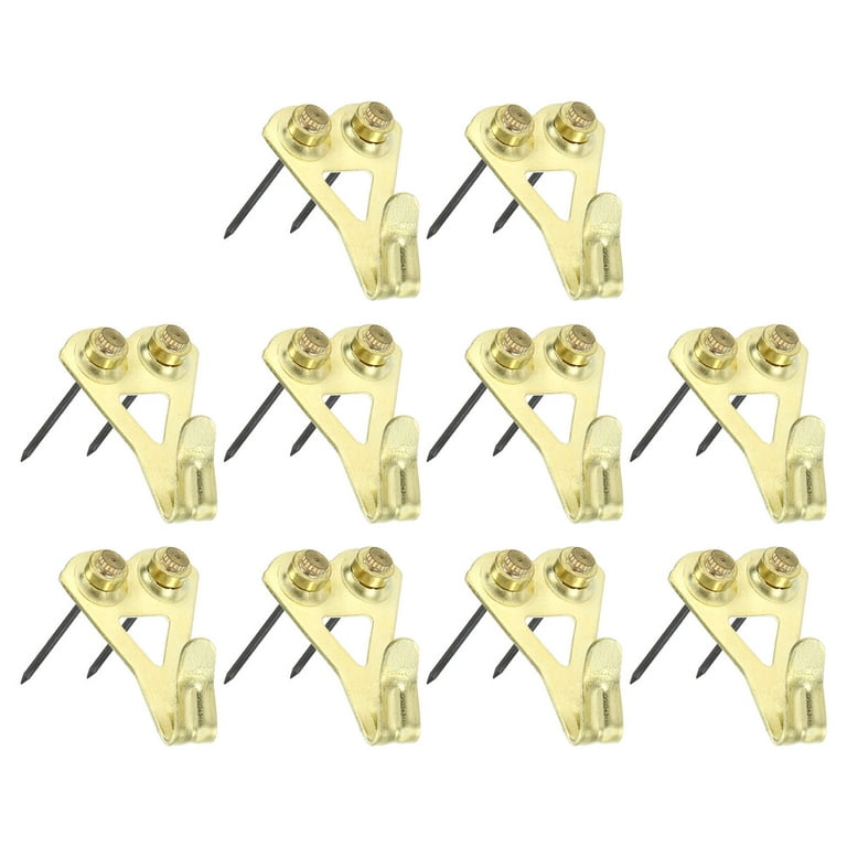 Uxcell 50 Lbs Picture Hangers Photo Wall Hanging Hooks Nails