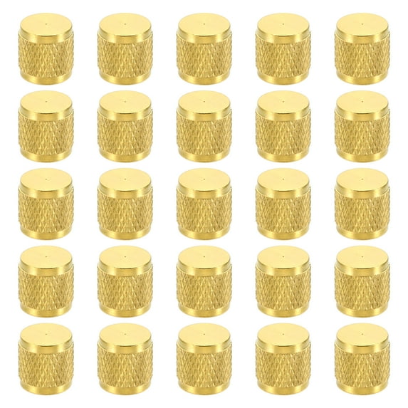 Uxcell 50 Pack 1/4" SAE Service Access Valve Caps