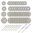 thumbnail image 1 of Uxcell 50 Pack Diamond Cutting Wheel Set, 16mm 18mm 22mm 25mm Cut Off Wheel with 8 Pack 3mm Mandrel, 2 Pack Screwdriver, 1 of 6