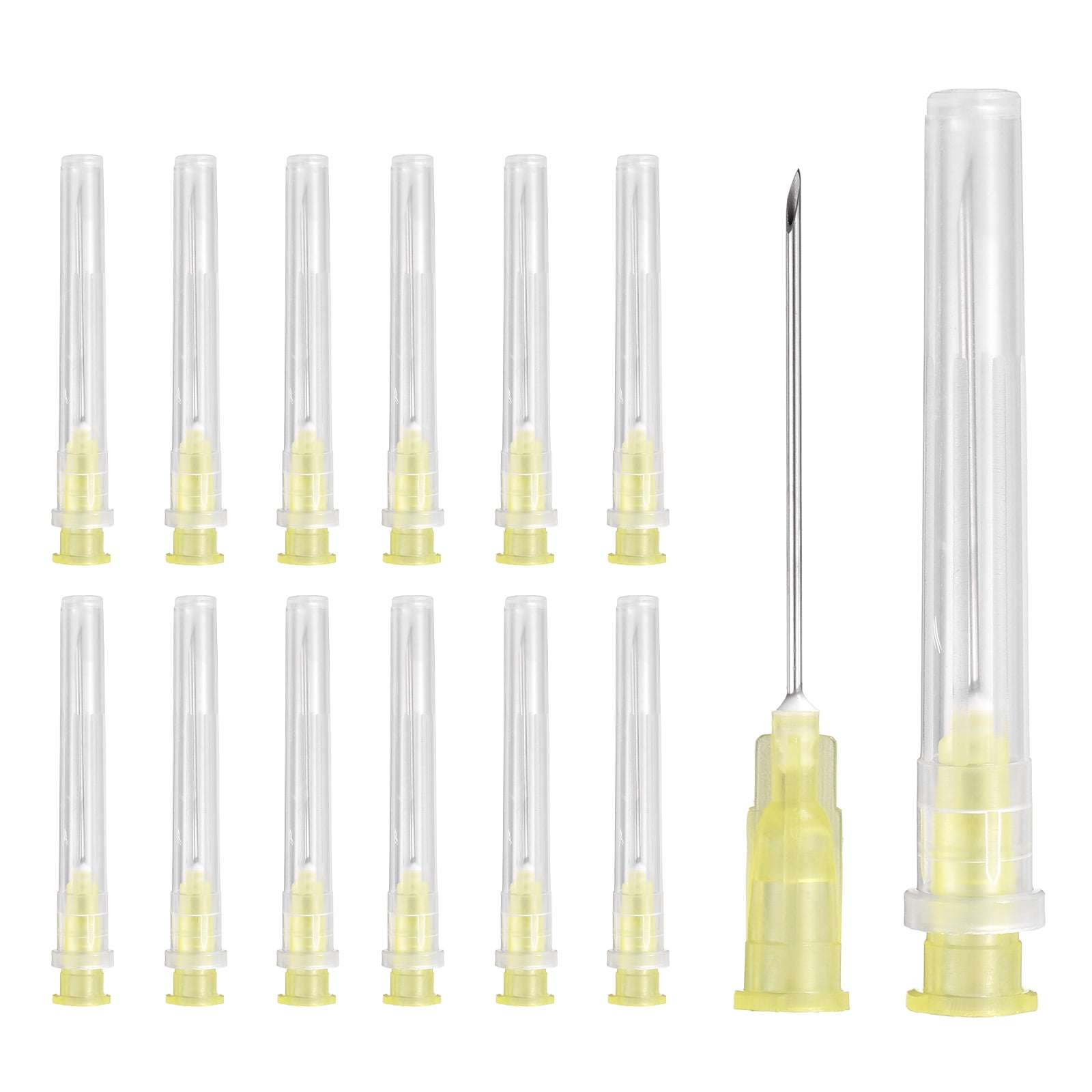 Uxcell 50 Pack Dispensing Needle 20 Gauge 1.3 Inch, Luer Lock Lab ...