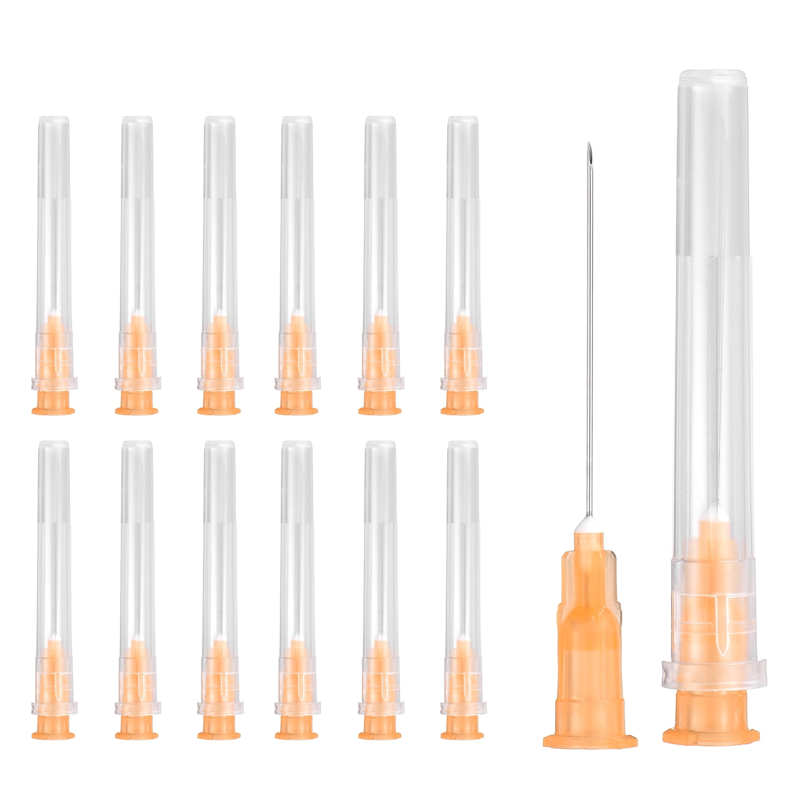 Lab Sampling Needle Uxcell 50 Pack Dispensing Needle 25 Gauge 1.3 Inch, Luer Lock Lab ...