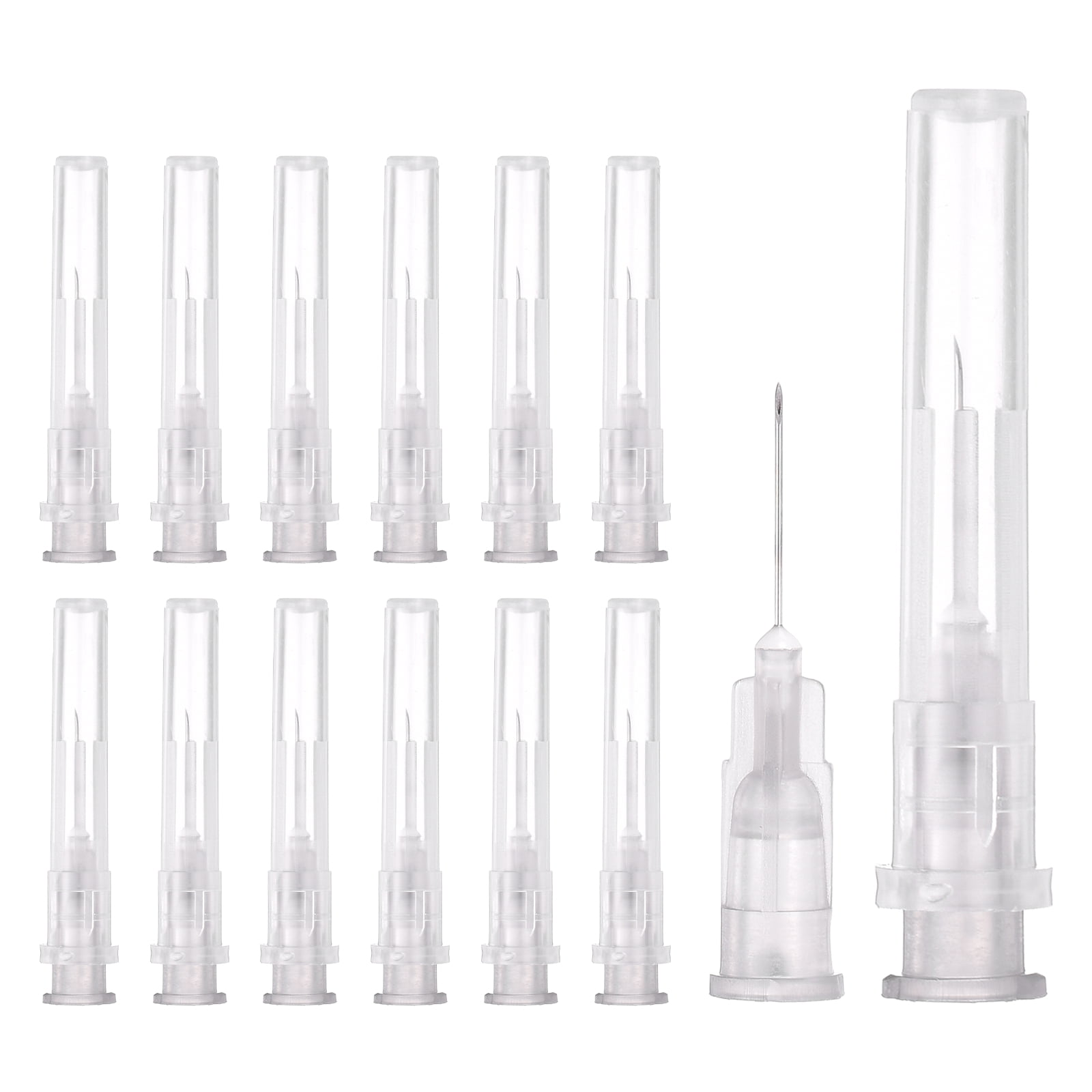 Uxcell 50 Pack Dispensing Needle 27 Gauge 0.5 Inch, Luer Lock Lab ...