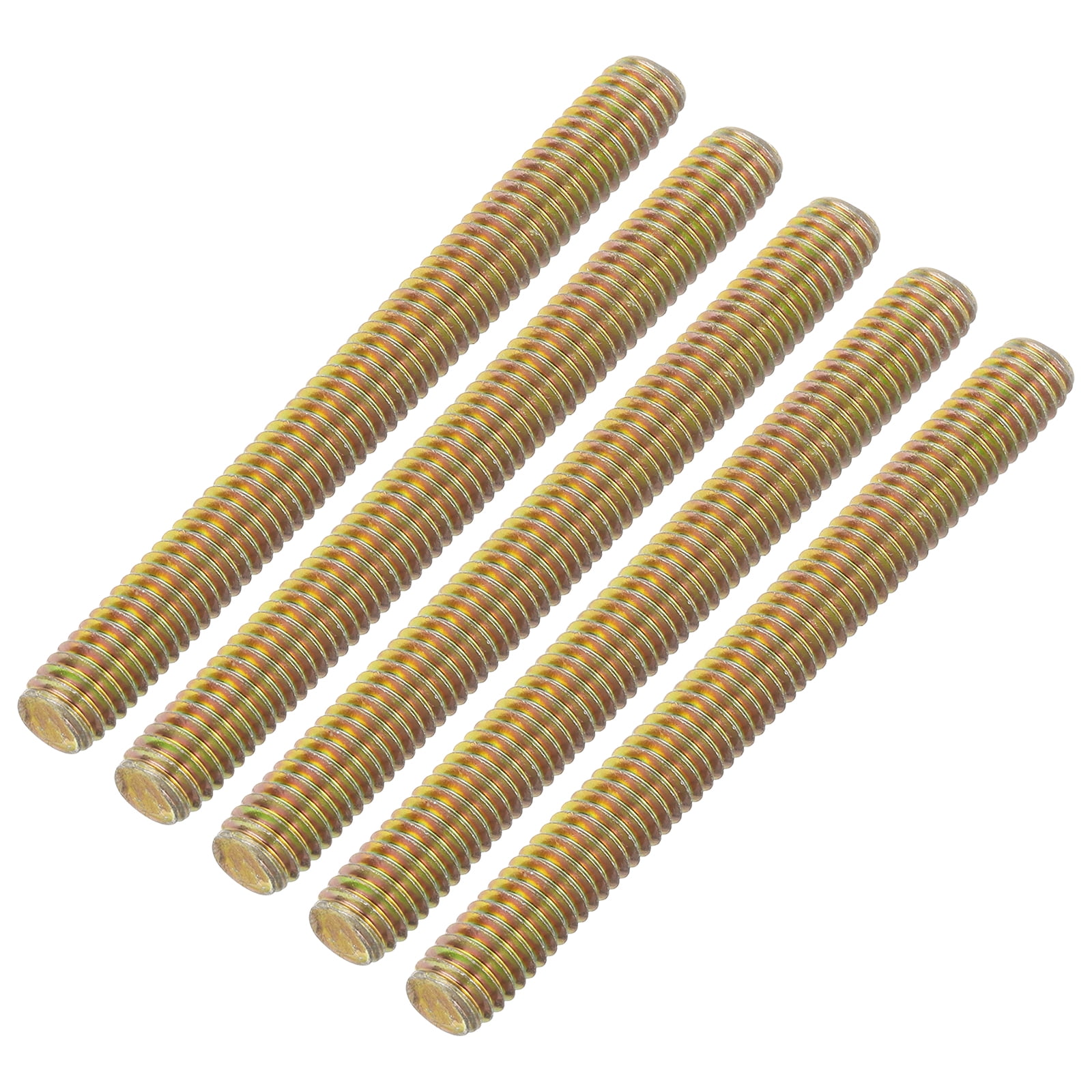 12-Piece M4 Threaded Rod & Nut Set - 304 Stainless Steel, 12 Inch Rods, Hex Nuts, For DIY, Garden Stakes