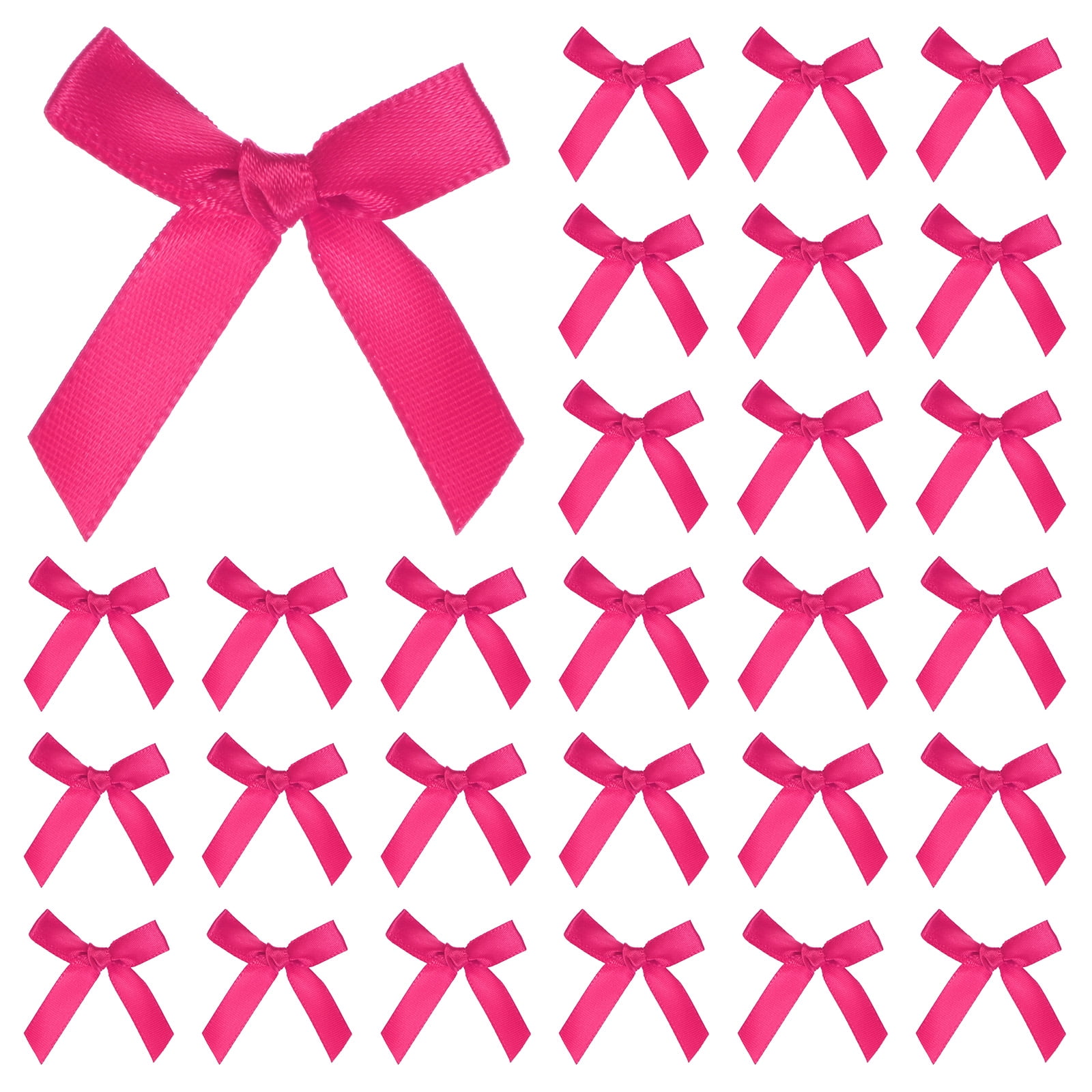 What Color Is Ribbits Bow Uxcell 50-Pack Mini Craft Ribbon Bow 1.6x1.6 Inch Checkered Fabric ...