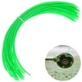 thumbnail image 1 of Uxcell 50-Pack Pre-Cut Trimmer Line, 0.095 Inch x 12 Inch Round Nylon String, Replacement Line for Trimming Grasses and Weeds [Green], 1 of 7