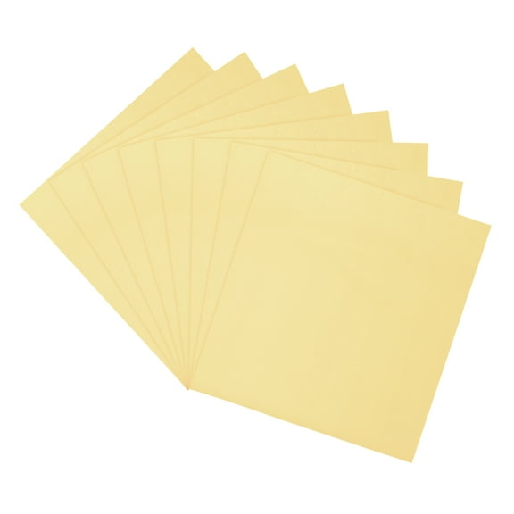 Uxcell 50 Pack Toner Reactive Foil , 8.5"x11" A4 Hot Foil Paper for Heat Transfer DIY Craft,Golden