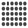 thumbnail image 1 of Uxcell 50 Pcs 0.2"ID x 0.8"OD x 0.2"T Multi Purpose Rubber Spacer, 1 of 6