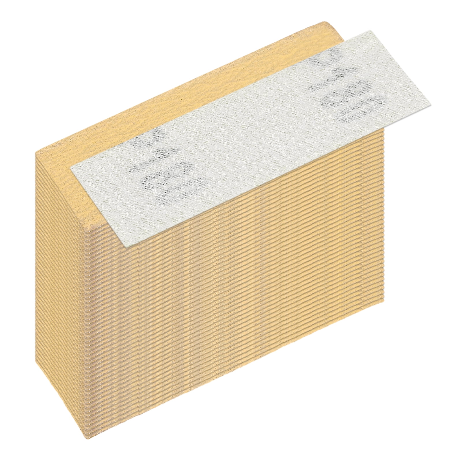 Uxcell 50 Pcs 180 Grit Sandpaper, 1.2 x 3.5 Inch Sand Paper Hook and ...