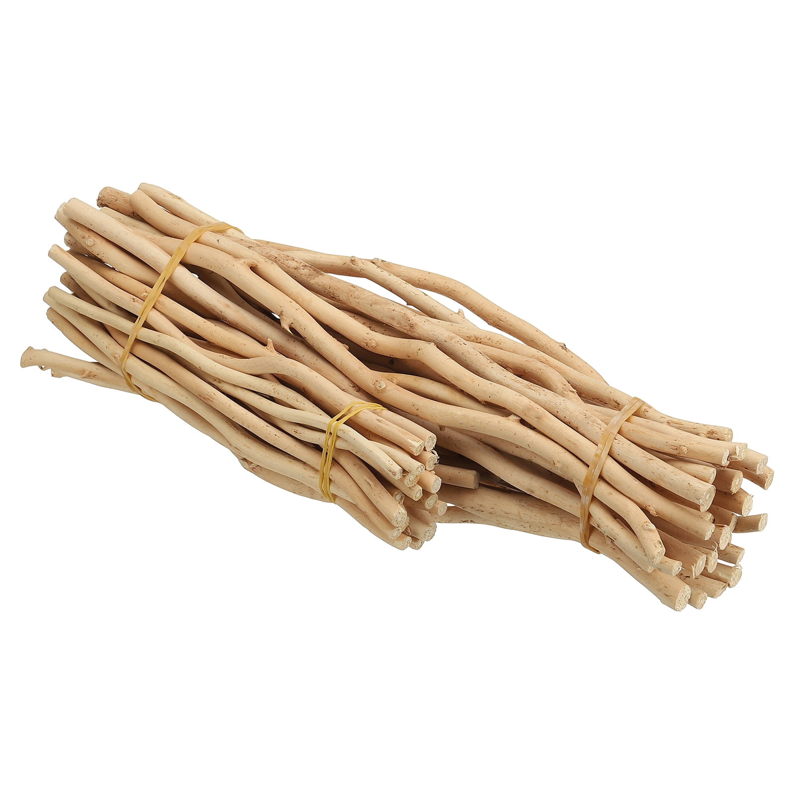 Uxcell 50 Pcs / 2 Size Wood Log Sticks, 0.2-0.5inch inch in Diameter Natural Wood Craft Sticks, Dried Wood Sticks Decorative Wood Branch Sticks for DIY Crafts Accessory Photo Props, Wood Color