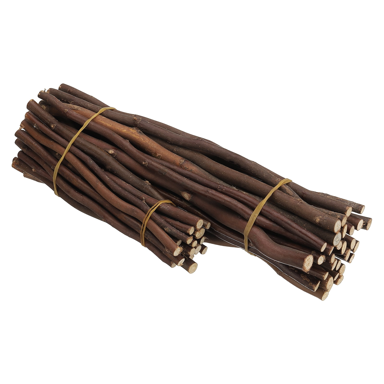 Uxcell 50 Pcs / 2 Size Wood Log Sticks, 0.2-0.5inch inch in Diameter Natural Wood Craft Sticks, Dried Wood Sticks Decorative Wood Branch Sticks for DIY Crafts Accessory Photo Props, Brown
