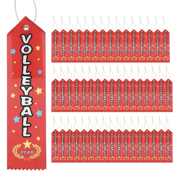 Award Ribbons, VOLLEYBALL Participation Ribbons Soccer Medal Ribbons Bulk Winner Recognition Ribbons 50