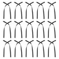 thumbnail image 1 of Uxcell 50 Pcs Bow Cake Bowknot Decorations, 3x5.7 Inch Satin Bowknot for Cake Dessert Craft DIY, Black, 1 of 5