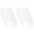 thumbnail image 1 of Uxcell 50Pcs Self Adhesive Index Card Pockets with Top Open for Loading, 1.8 x 3 Inch Clear Index Card Label Holder Photo Sleeves for Office Home Library Card Storage Bin, 1 of 6