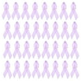 thumbnail image 1 of Uxcell 50 Pieces Lavender Polyester Ribbon Satin Pins, Awareness Ribbon Satin with Safety Pins, 1 of 6