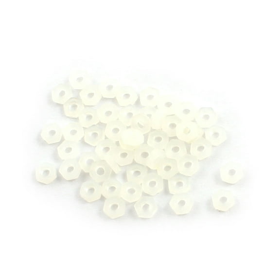 Uxcell 50 Pieces M2 Female Thread Nylon Hex Threaded Spacer Support for PCB Board