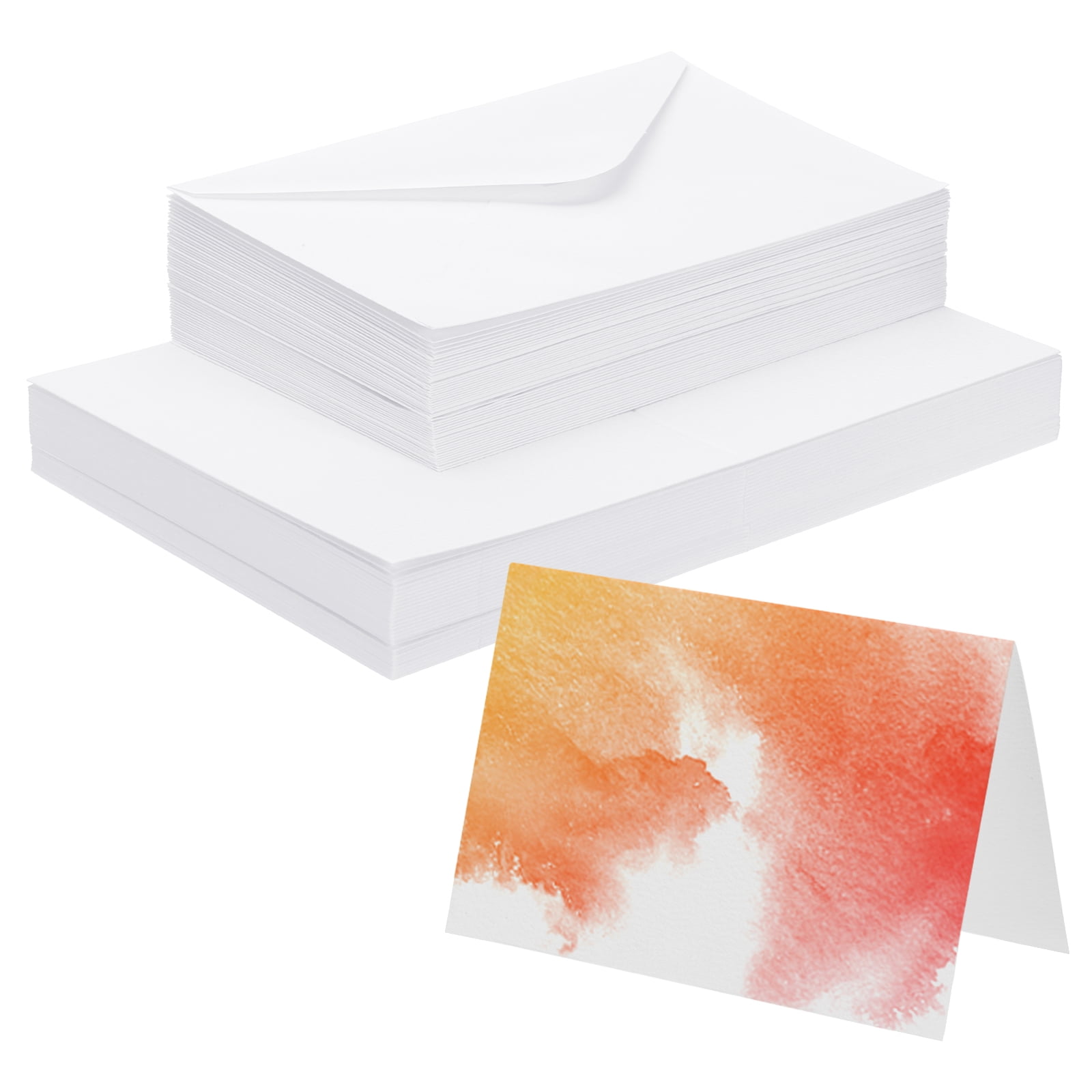 Aazon.co: LUNAR Watercolor Cards With Envelopes 50 Sets Blank 5 X 7