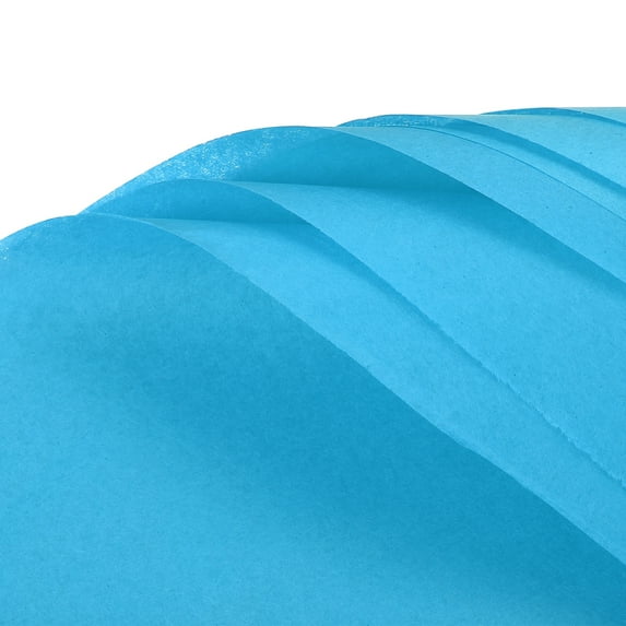 Uxcell 50 Sheets Blue Tissue Paper 20x14 Inch Tissue Gift Wrapping Paper for Florist Bouquet Supplies
