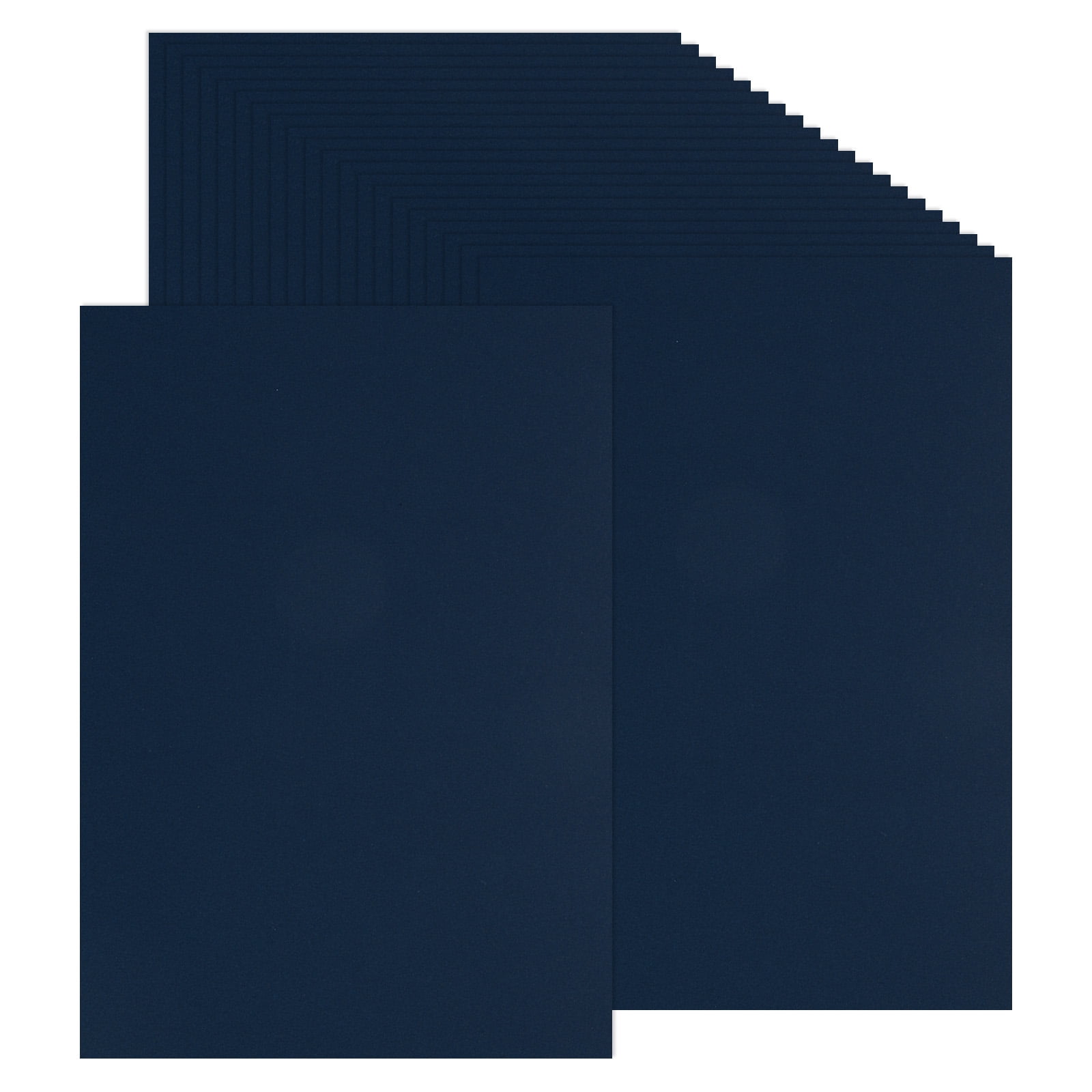 Uxcell 50 Sheets Colored Cardstock Paper, A4 Size 250GSM Thick Card Stock for DIY Crafts Scrapbooking, Blue