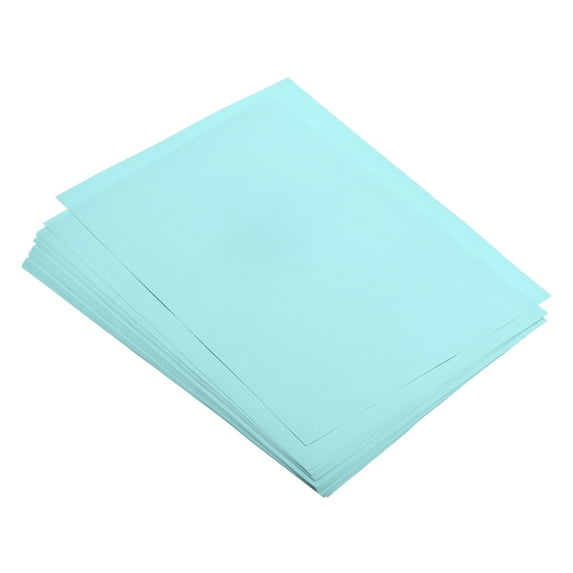 Uxcell 50 Sheets Colored Copy Paper for Office Printing Invitation Forms Art Projects Light Blue 16.5 x 11.7"