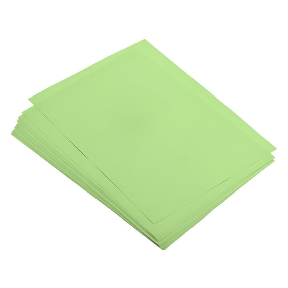 Uxcell 50 Sheets Colored Copy Paper for Office Printing Invitation Forms Art Projects Light Green 16.5 x 11.7"