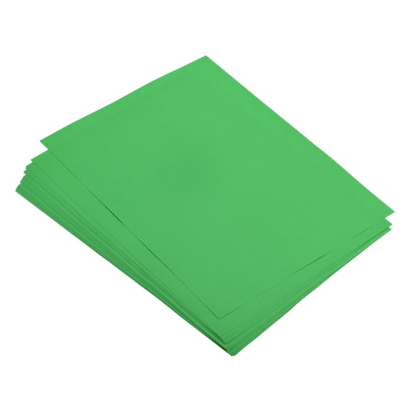 Uxcell 50 Sheets Colored Copy Paper for Office Printing Invitation Forms Art Projects Dark Green 8.3 x 5.8"