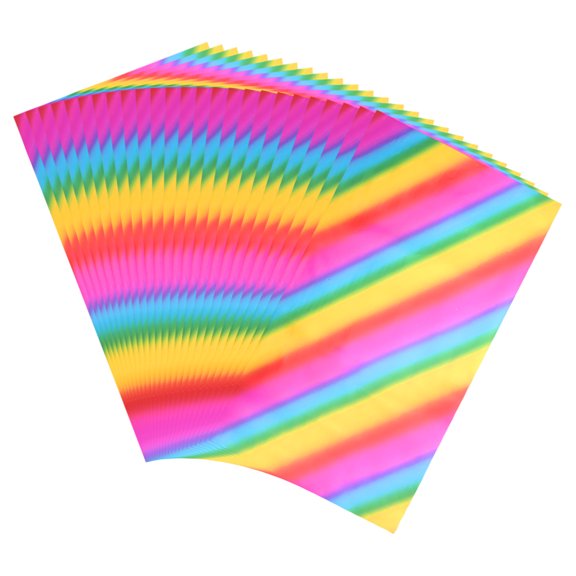 Uxcell 50 Sheets Heat Reactive Foil, 20x29cm Multicolor Foil Transfer Sheets
