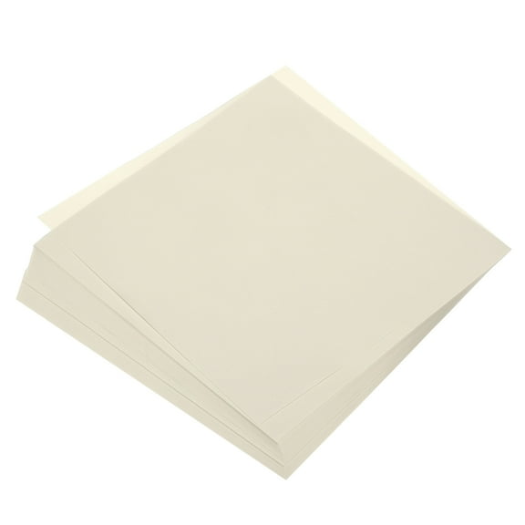 Uxcell Origami Paper Double Sided Sheet for Art Craft Project Beginner 50 Sheets Cream White 8x8 inch