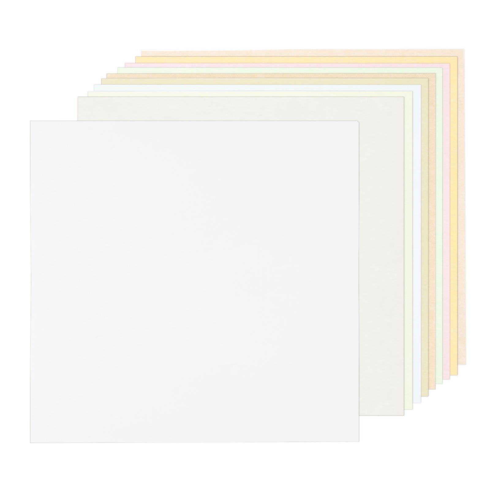 Uxcell 50 Sheets Parchment Paper Aged Look Stationery 200GSM Vintage Paper Sheet, [for Certificate, Invitation, Envelope] - 12 x 12 Inch / 10 Assorted Color
