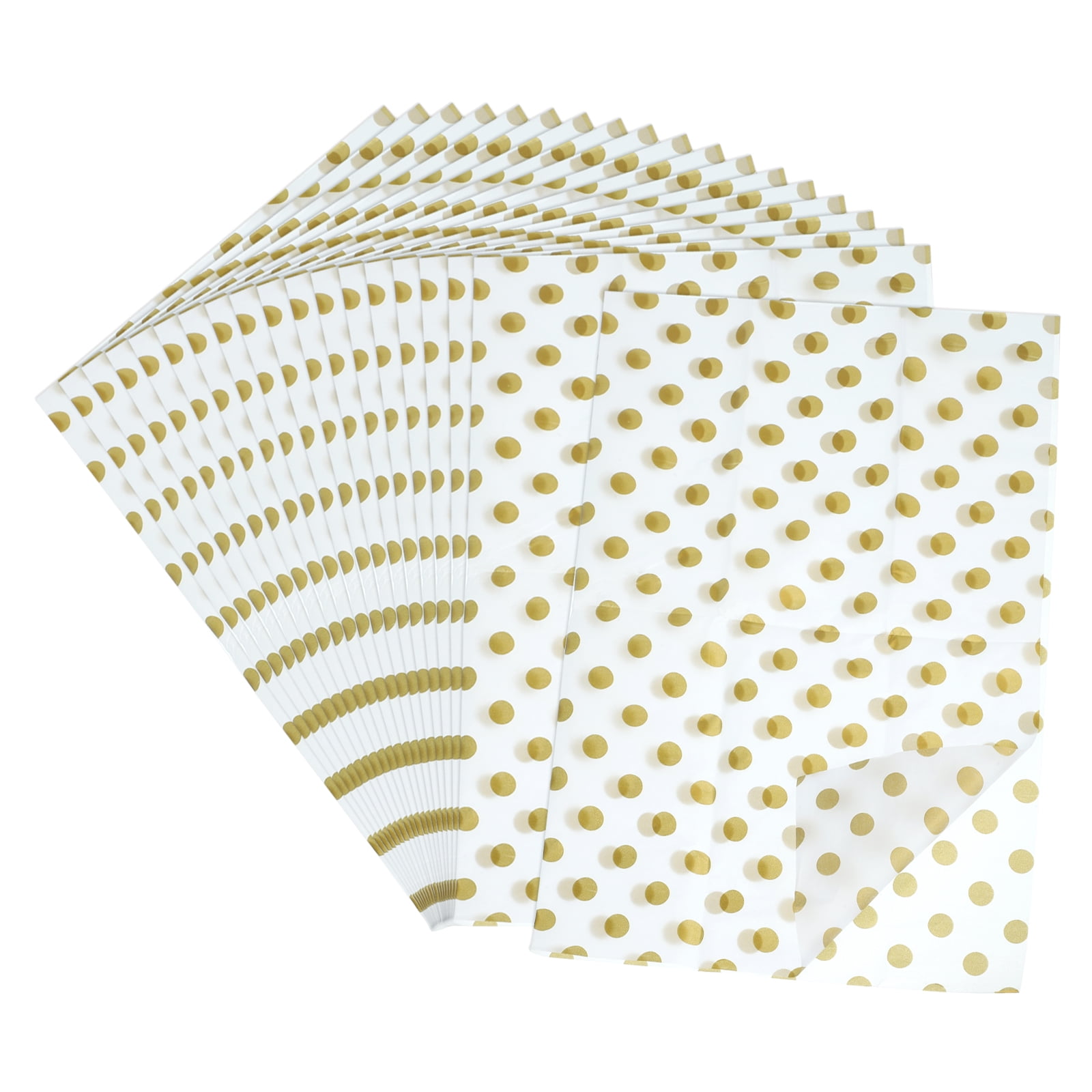 Uxcell 50 Sheets Tissue Paper Large Bulk Wrap Paper 20x26 Inch for Scrapbooking, Origami Crafts, Gift Wrapping, Decor, DIY Art Crafts, Gold