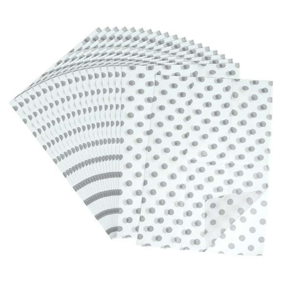 Uxcell 50 Sheets Tissue Paper Large Bulk Wrap Paper 20x26 Inch for Scrapbooking, Origami Crafts, Gift Wrapping, Decor, DIY Art Crafts, Silver